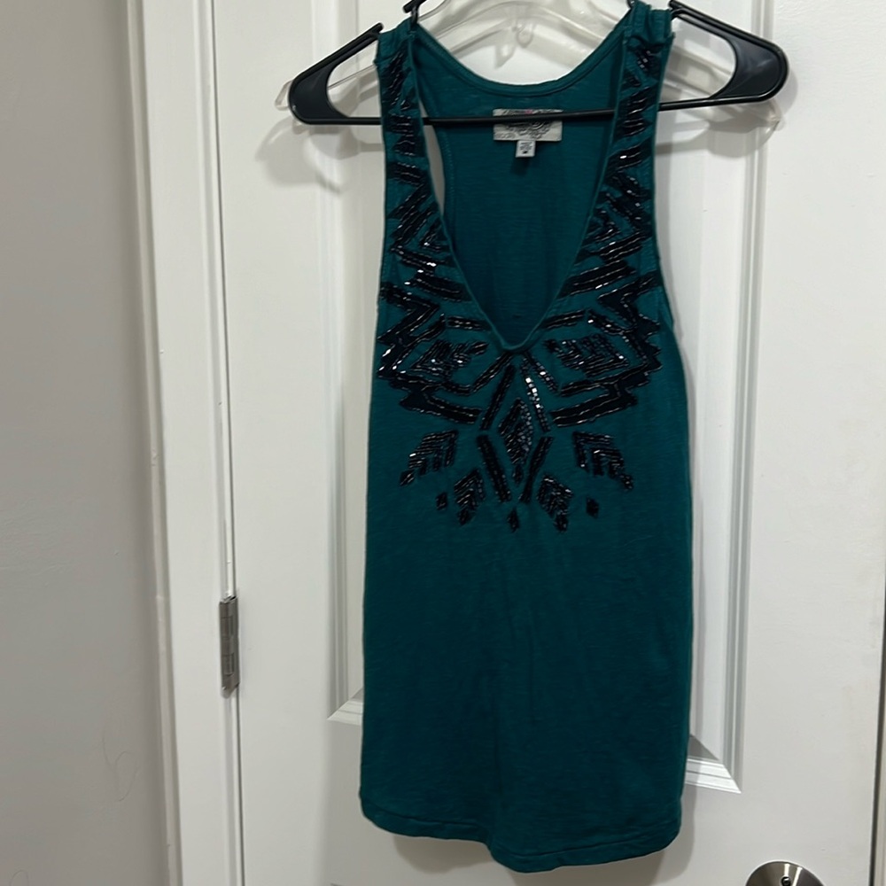 Beaded tank top